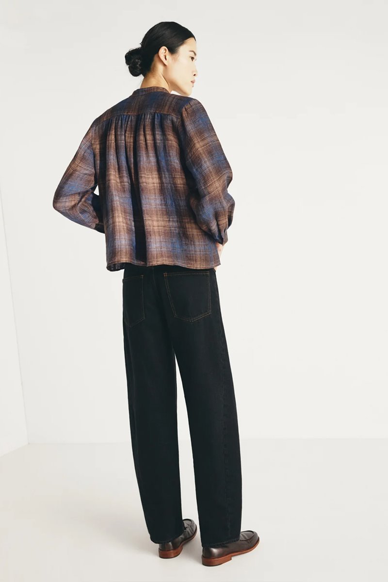 Masscob dupond shirt cacao detail