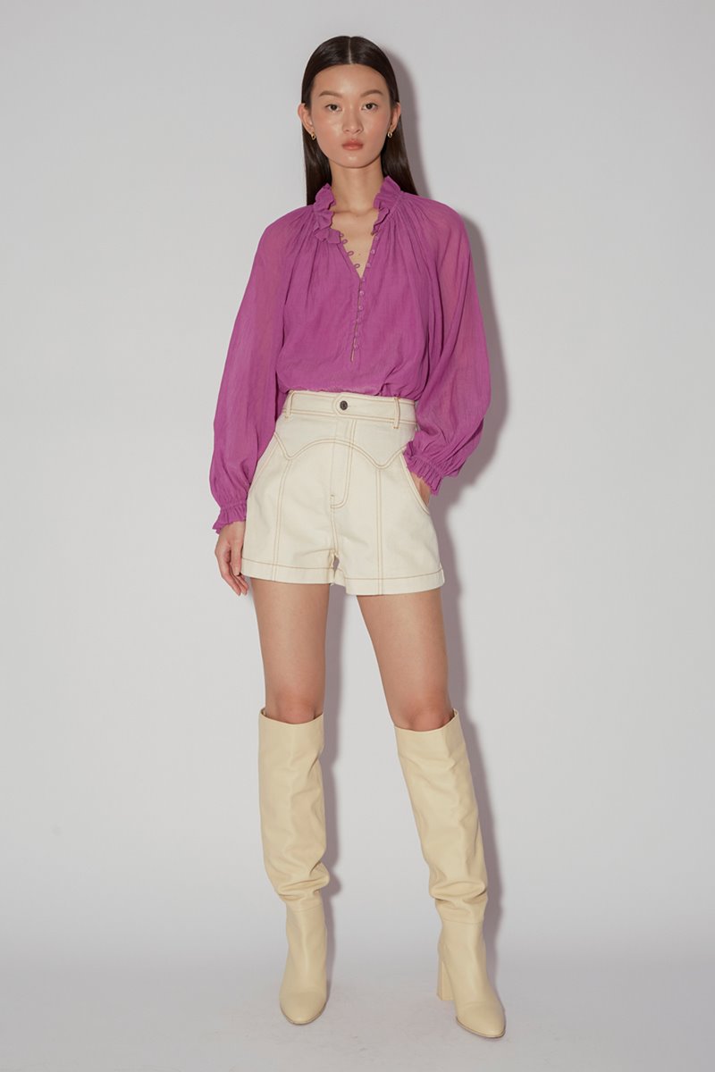 Magali Pascal charlene shirt - plum