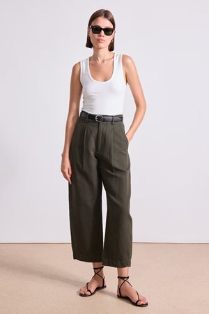 Apiece Apart bari cropped trouser rosin