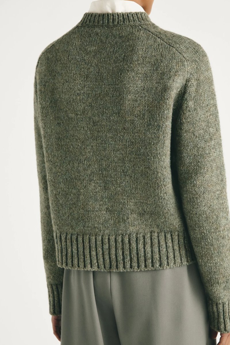 Masscob valois knit verdigris back