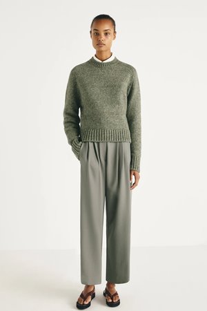 Masscob valois knit verdigris side