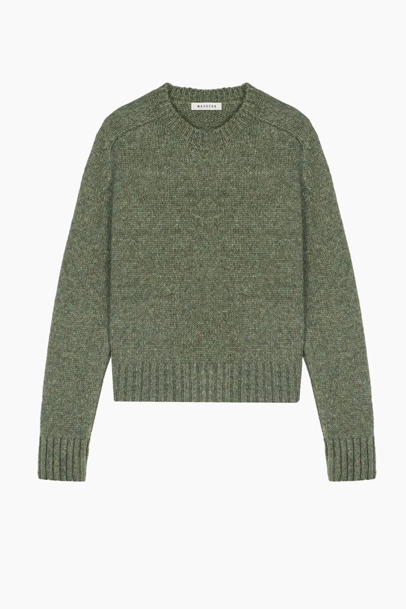 Masscob valois knit verdigris detail