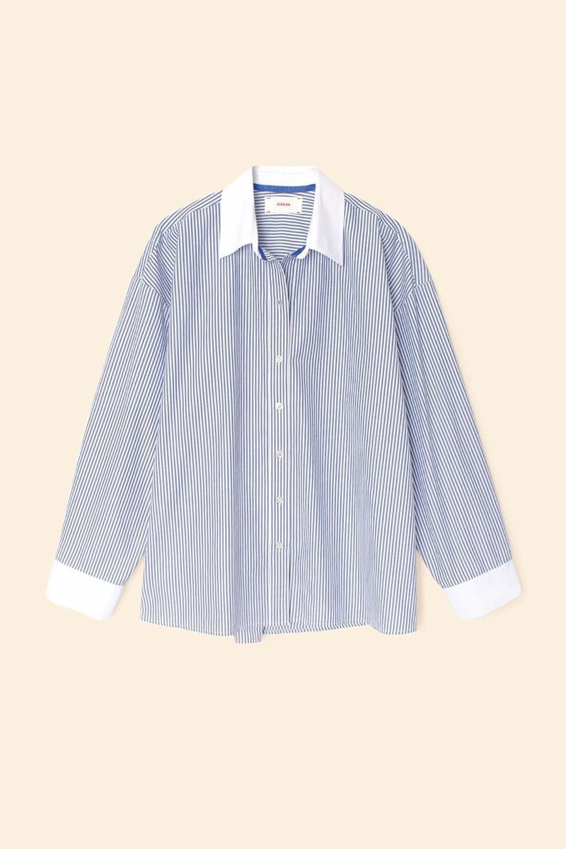 Xirena  james shirt stripe true blue