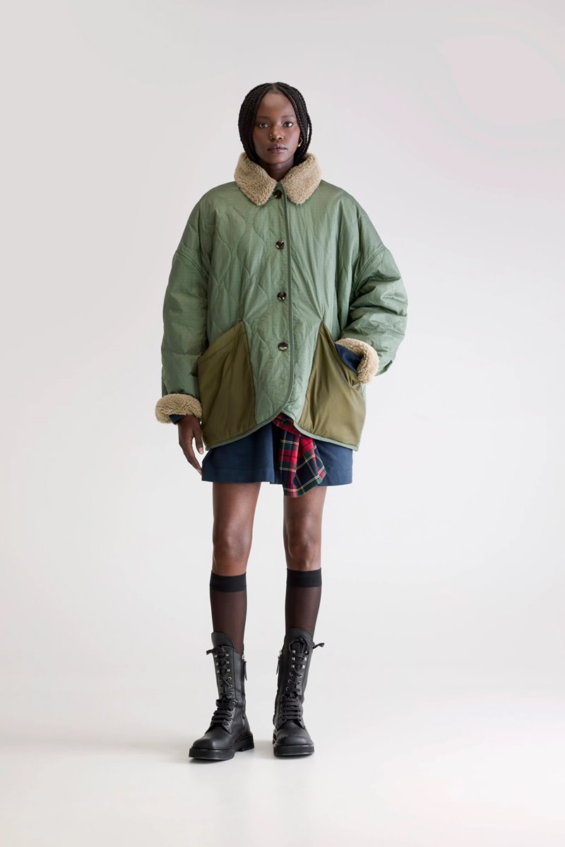 Bellerose hampton teddy jacket side