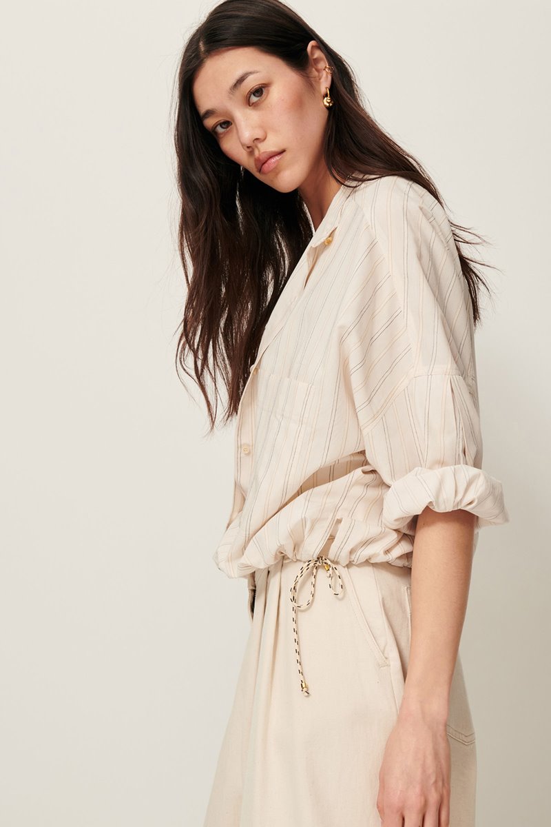 Sessun cadaques shirt milky detail