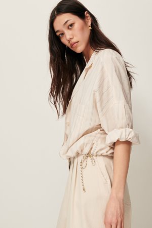 Sessun cadaques shirt milky detail