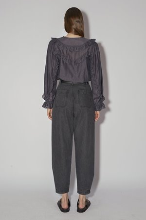 Magali Pascal emmanuelle jeans - off black side Magali Pascal emmanuelle jeans - off black side