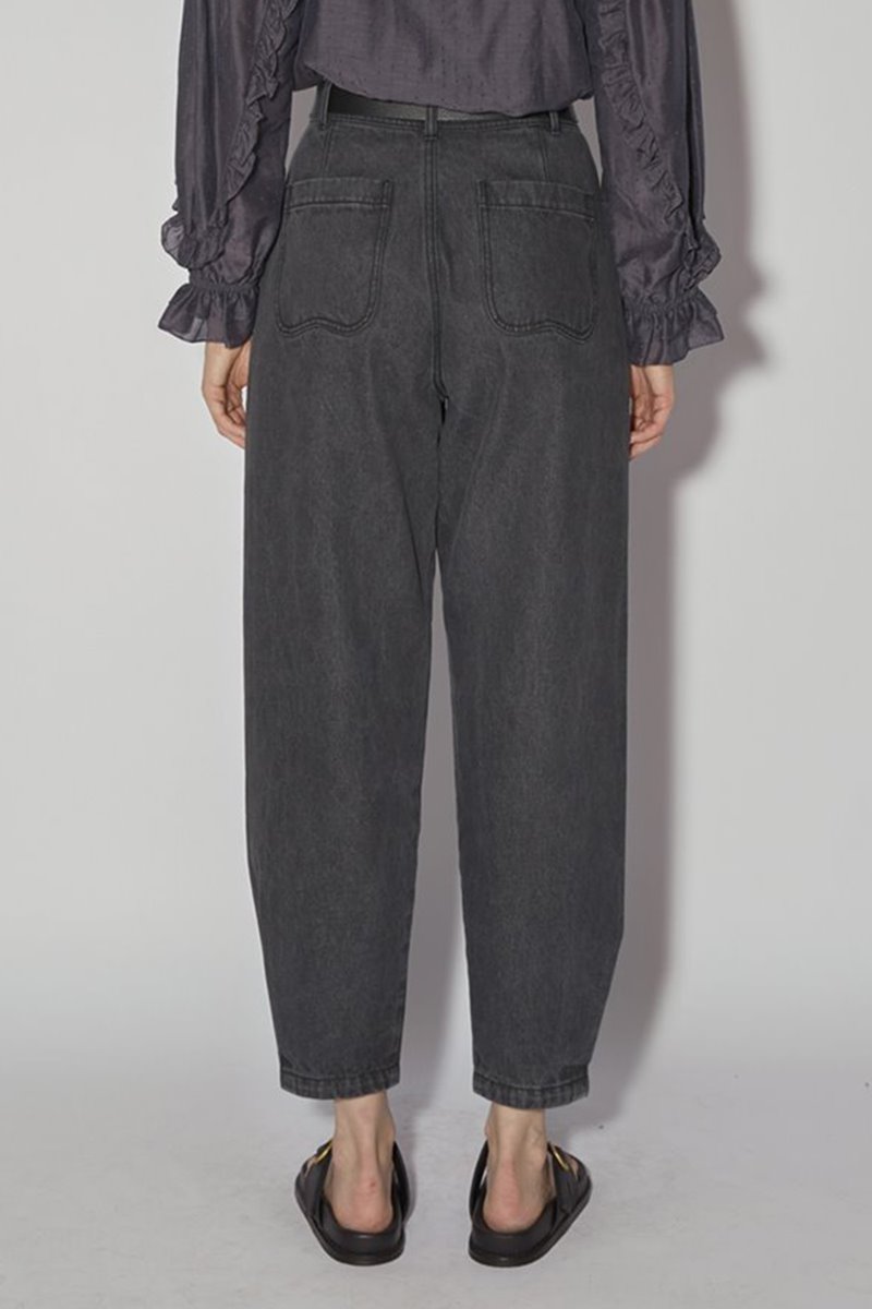 Magali Pascal emmanuelle jeans - off black detail Magali Pascal emmanuelle jeans - off black detail