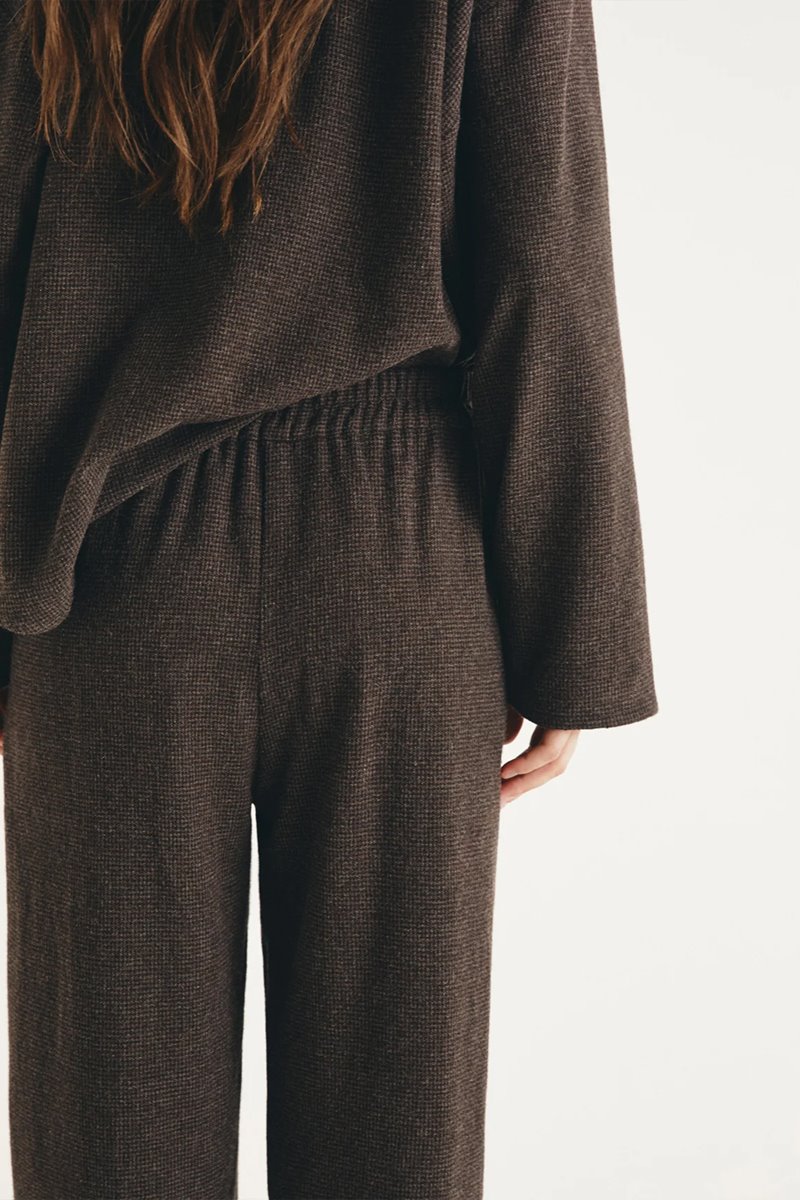 Masscob backer trouser chestnut side