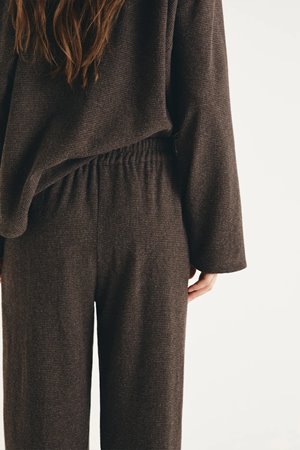 Masscob backer trouser chestnut side