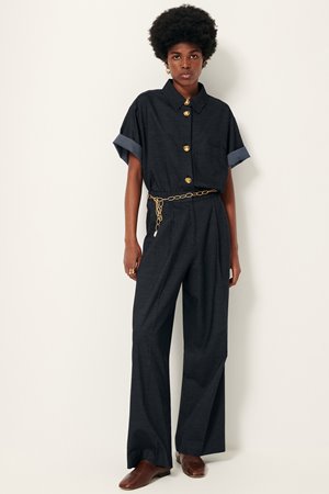 Sessun emile pleat pant queen blue