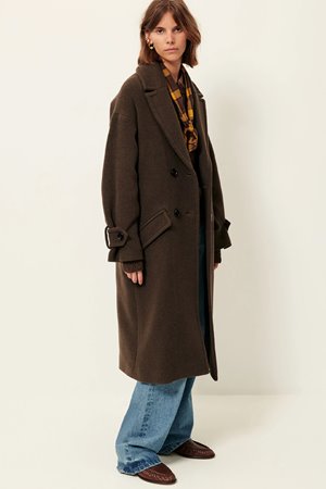 Sessun mia coat lichen detail