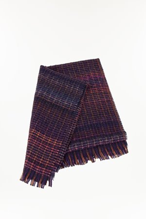 Sessun niu pio scarf ruby navy