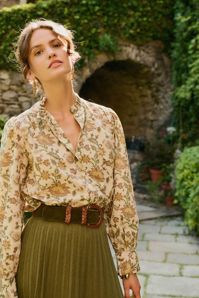 Petite Mendigote tabatha blouse ecru
