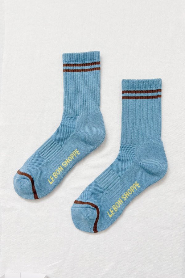 Le Bon Shoppe boyfriend sock powder blue