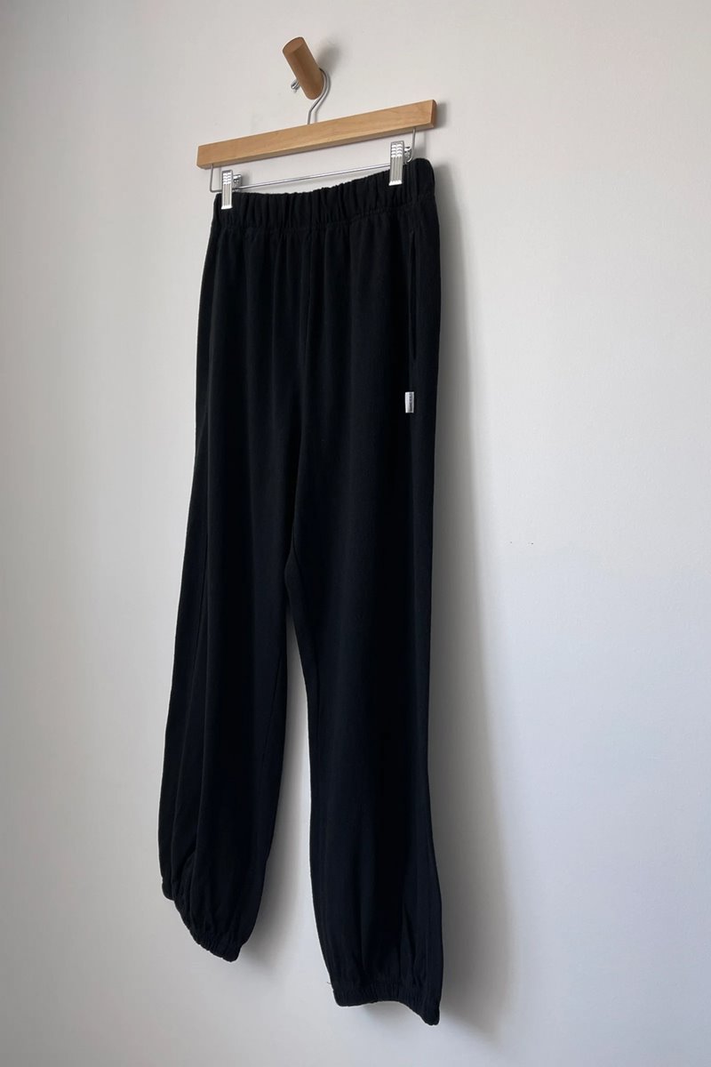 Le Bon Shoppe balloon pant almost black side Le Bon Shoppe balloon pant almost black side
