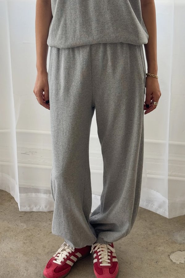Le Bon Shoppe balloon pant heather grey