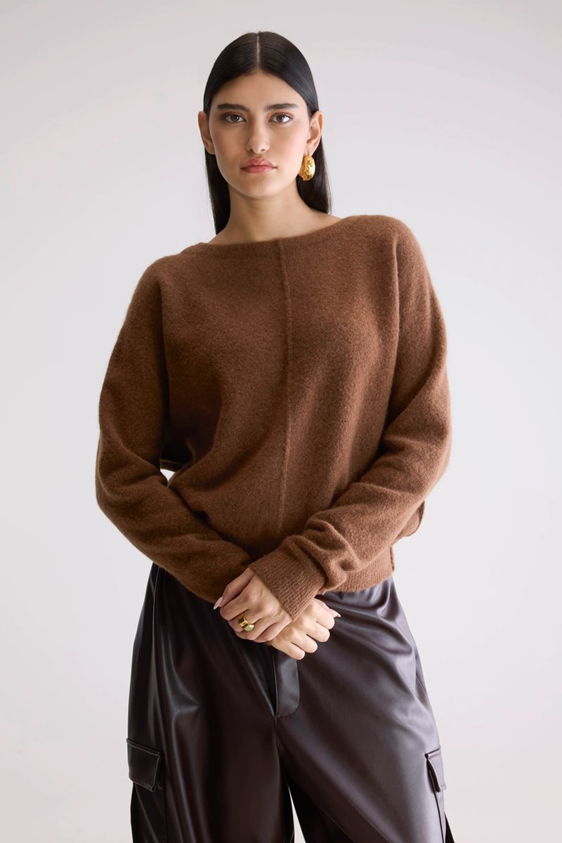 Bellerose derny knit bison