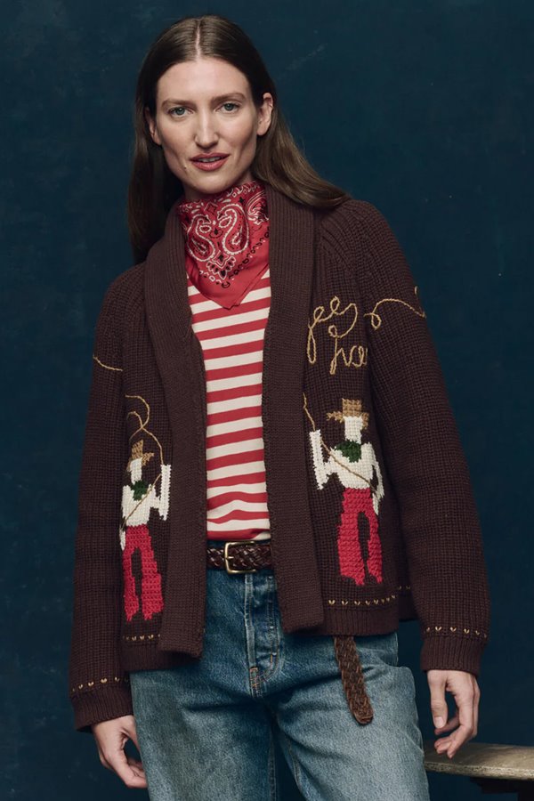 The Great the lasso lodge cardigan