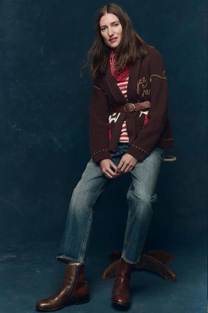 The Great the lasso lodge cardigan back The Great the lasso lodge cardigan back