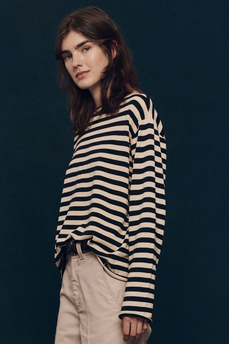The Great the sailor top black stripe back The Great the sailor top black stripe back