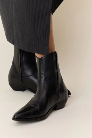 Leon & Harper west boot black  back