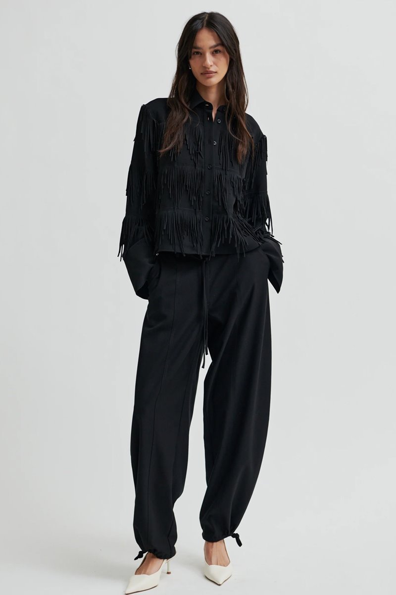 Second Female blink cargo trouser black back