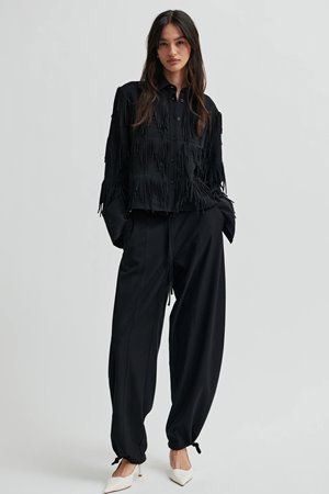 Second Female blink cargo trouser black back