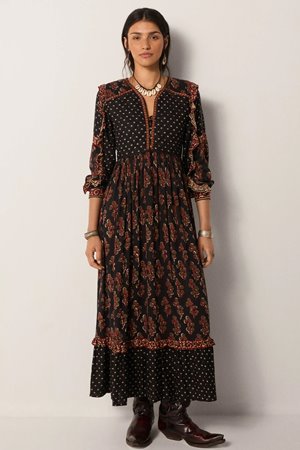 Maison Hotel lily dress black coffee