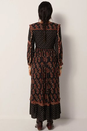 Maison Hotel lily dress black coffee side