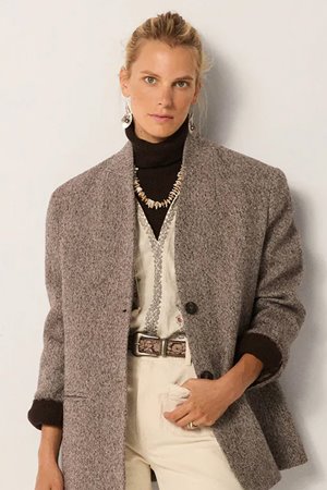 Maison Hotel clementine jacket ash mist