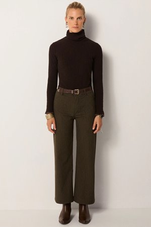 Maison Hotel gypsy pant retro stripes detail