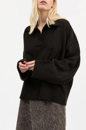 Skall Studio dean v-neck deep brown