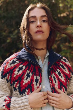 The Great the nordic sweater detail