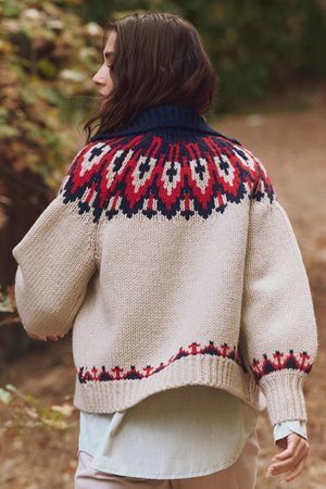 The Great the nordic sweater back