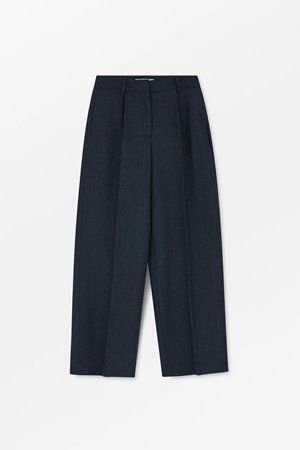 Skall Studio thom trouser navy black detail