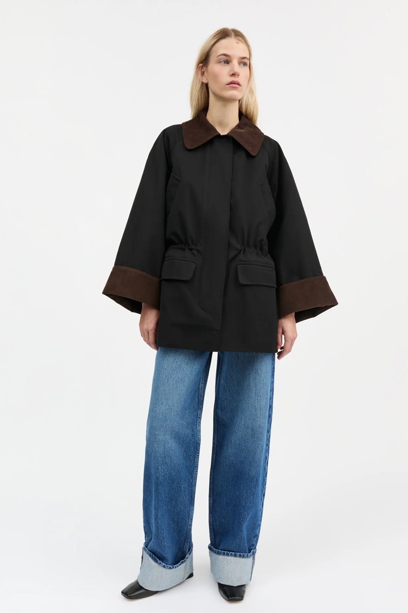 Skall Studio gaby jacket black brown back