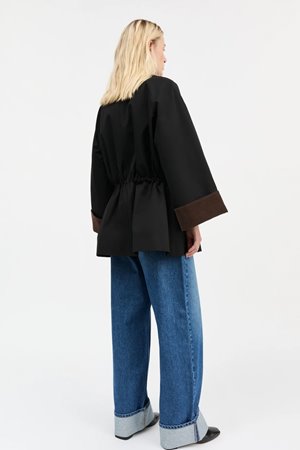 Skall Studio gaby jacket black brown side