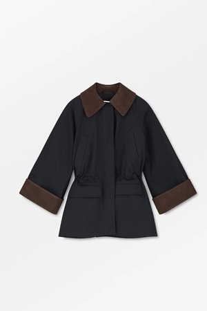 Skall Studio gaby jacket black brown detail