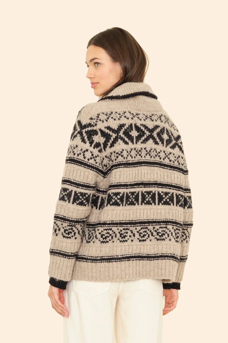 Xirena  vail cardigan oatmeal side