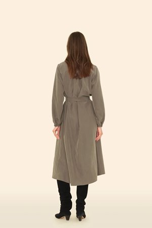 Xirena  lawson dress dusty army back