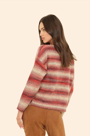 Xirena  anders sweater sienna ombre back