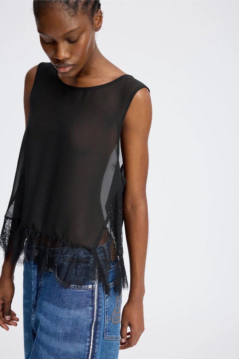 Munthe  rach top black detail