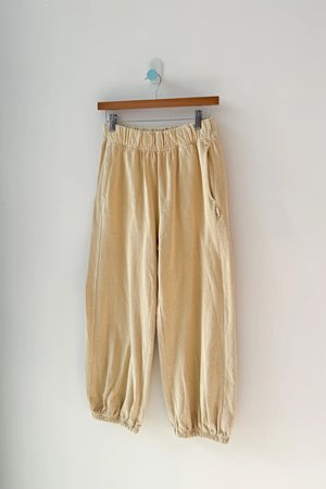 Le Bon Shoppe balloon pant butter side