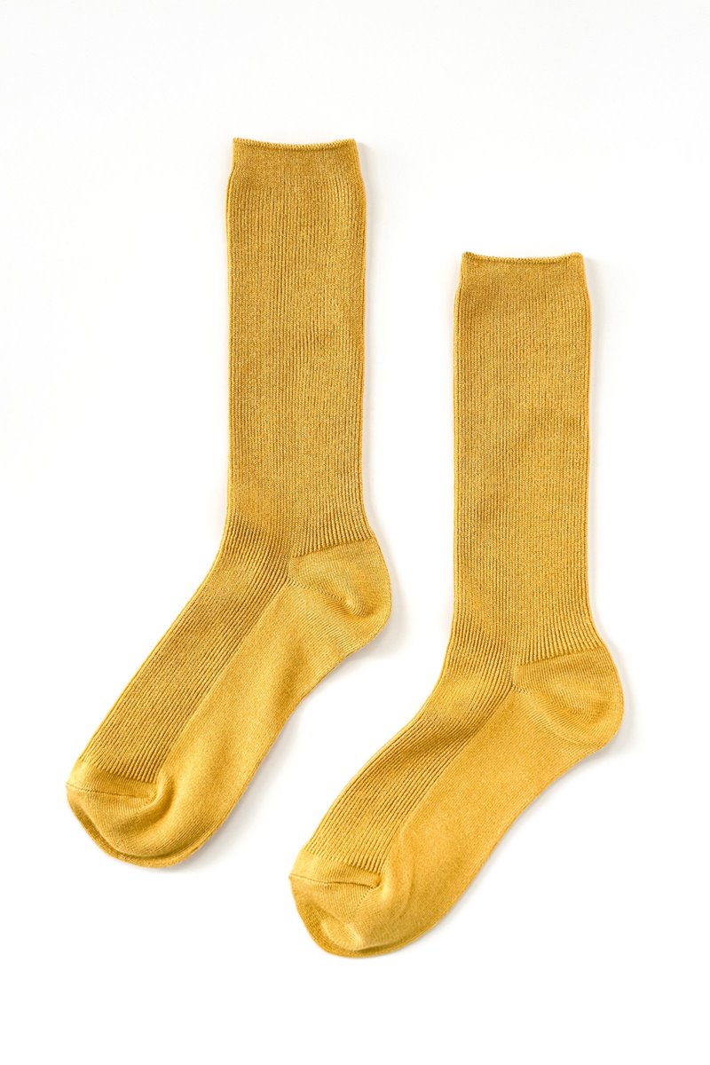 Le Bon Shoppe trouser sock bistro yellow back