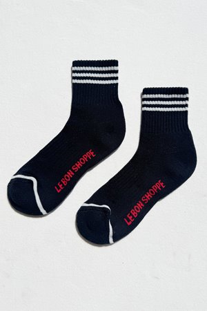 Le Bon Shoppe girlfriend sock black