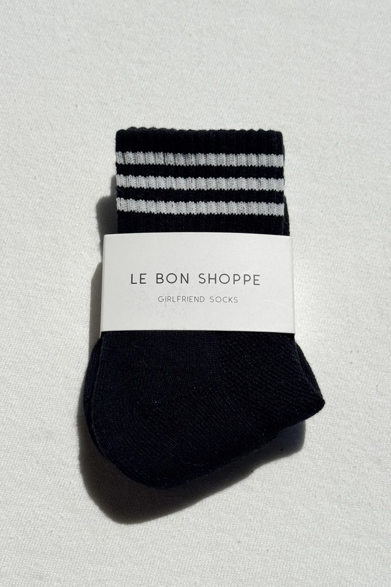 Le Bon Shoppe girlfriend sock black side