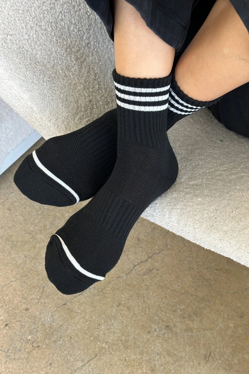 Le Bon Shoppe girlfriend sock black back