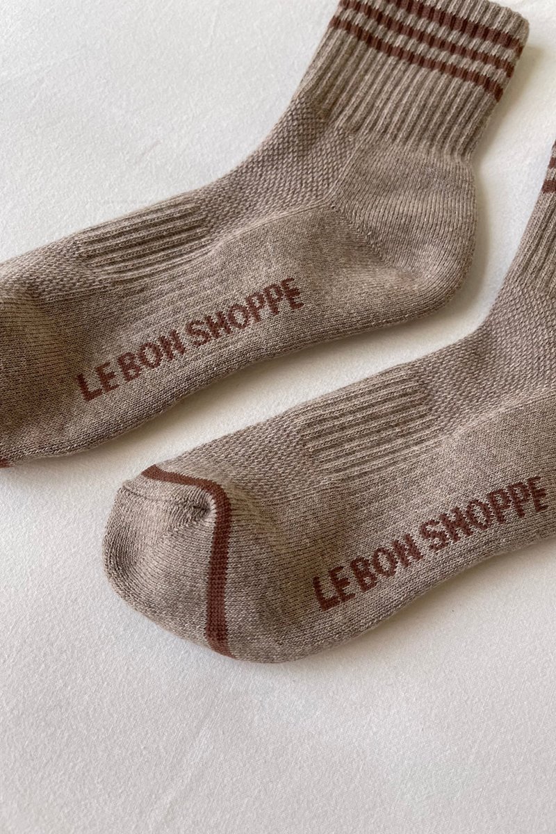 Le Bon Shoppe girlfriend sock hazelwood side