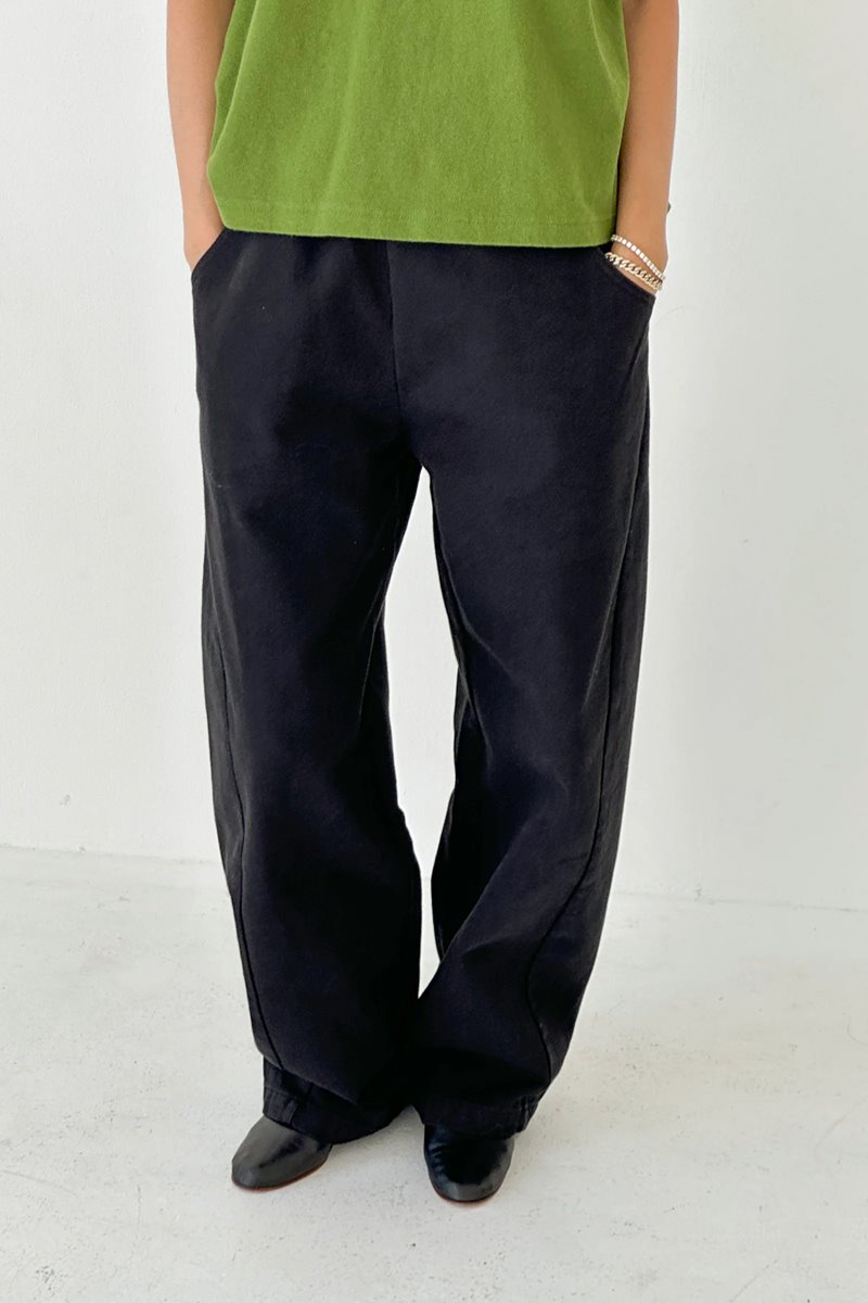 Le Bon Shoppe long arc pant black